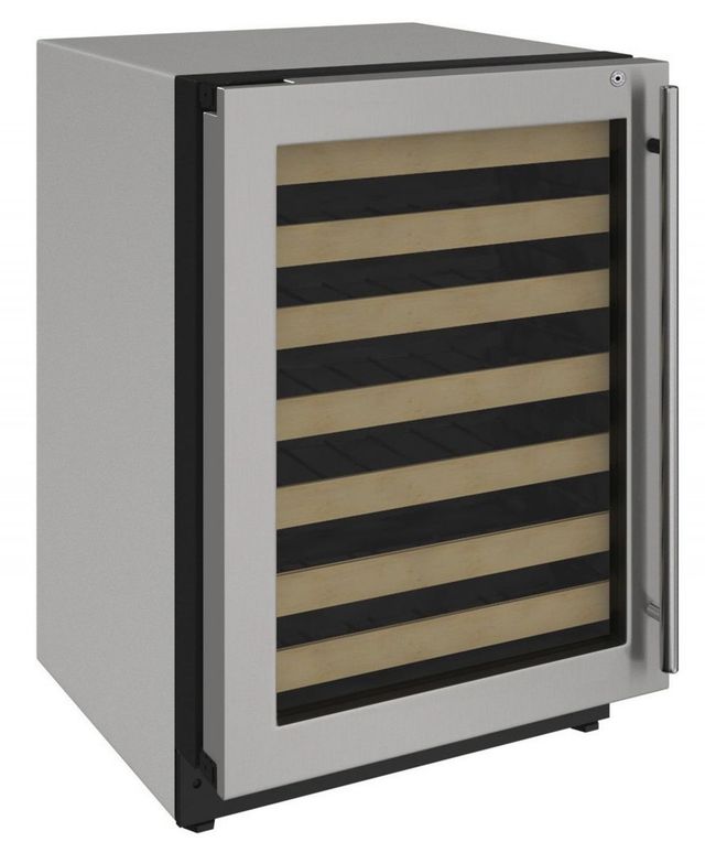 U-Line® 2000 Series 24" Stainless Steel Wine Captain® Wine Cooler-2
