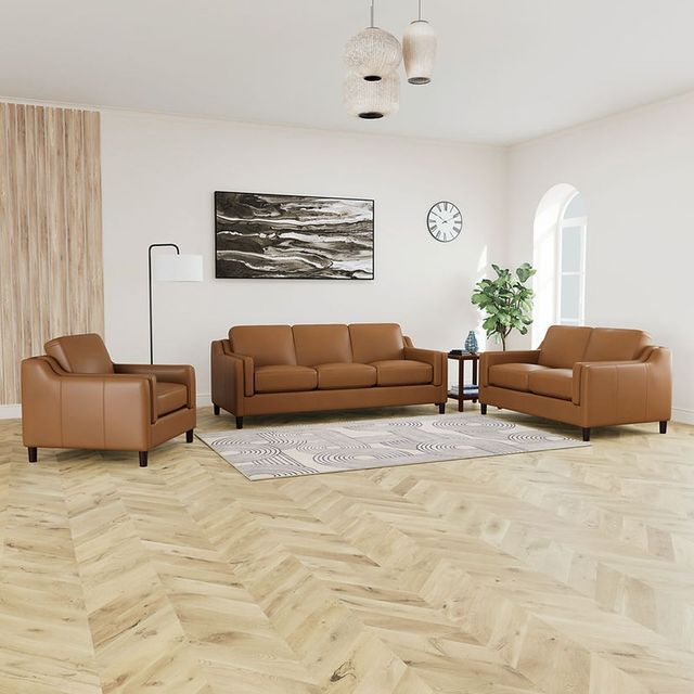 Aurora Furniture Bella Cognac Accent Chair-1