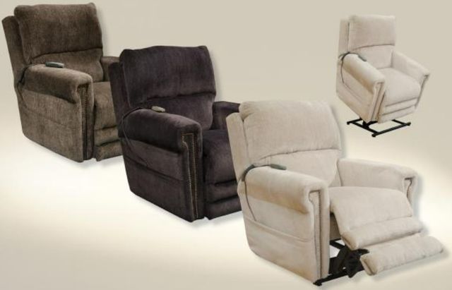 Catnapper® Warner Tiger's Eye Power Lay Flat Recliner with Power Headrest and Lumbar-2