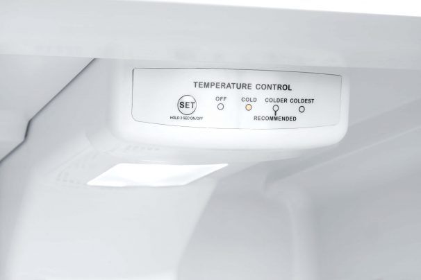 Danby® 10.1 Cu. Ft. Stainless Look Apartment Size Top Freezer Refrigerator-4