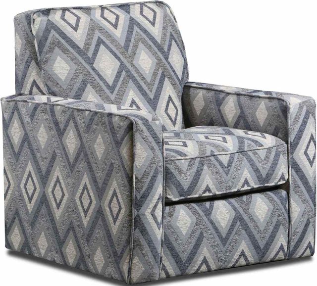 Peak Living King Diamond Blue Ice Swivel Chair-0