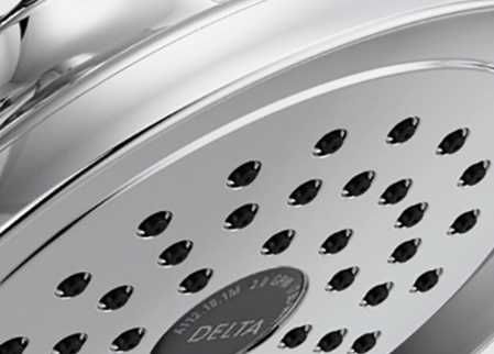 Delta Silverton® Chrome 1.75 GPM Touch-Clean® Water-Efficient Shower Head-1