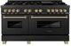 ZLINE Autograph Edition 60" Black Stainless Steel Pro Style Dual Fuel Range-0