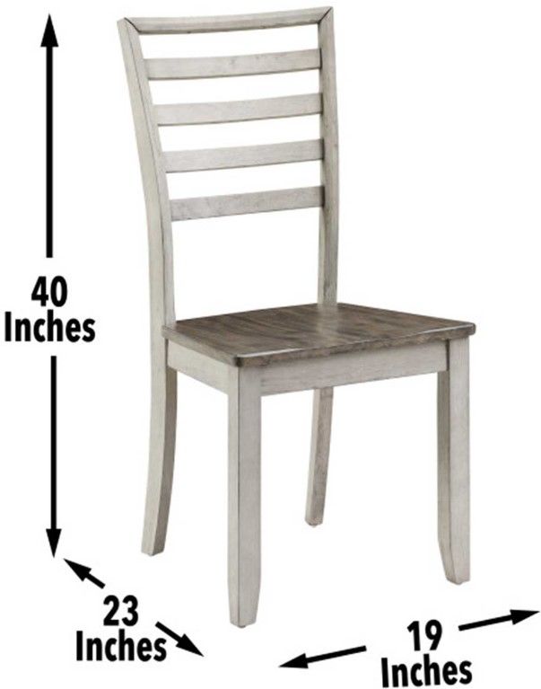 Steve Silver Co. Abacus Putty/Smoky Alabaster Dining Side Chair-2