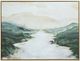 Renwil® Everren Molto Hand-Painted Landscape Painting in Bleached Wood Frame-0