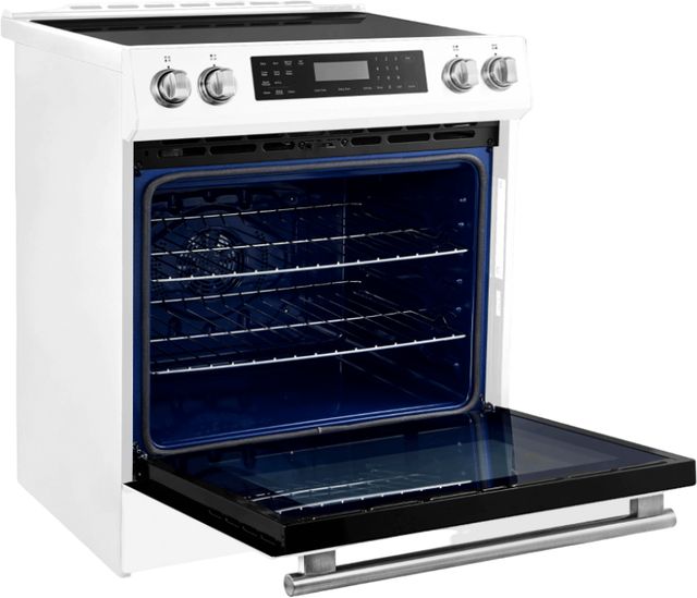 FORNO® Donatello 30" White Pro Style Induction Range-3