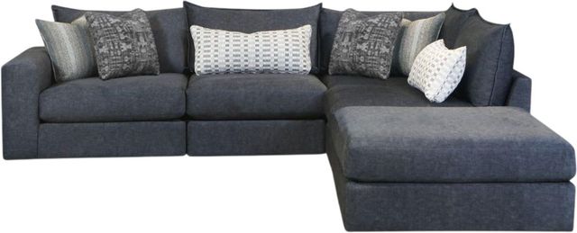 Fusion Furniture Argo Ash 5-Piece Right-Arm Facing Sectional-0