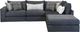 Fusion Furniture Argo Ash 5-Piece Right-Arm Facing Sectional-0
