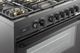 Verona® Ultima Midnight 36" Matte Black Pro Style Dual Fuel Range-3