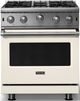 Viking® 5 Series 30" Pure White Natural Gas Pro Style Range-0