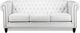 Campio Furniture Legacy Leather Lancaster White Sofa-0