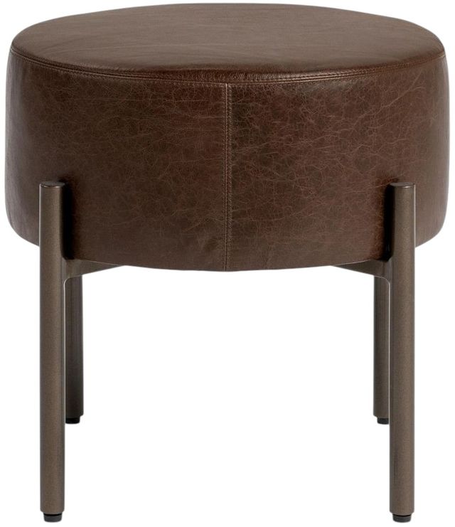 Classic Home Aimie Cocoa Brown Accent Stool-2