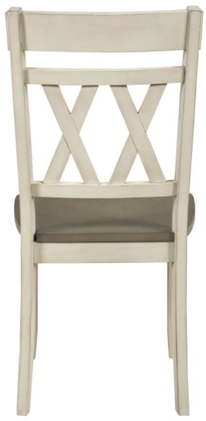 Homelegance® Ogden Brown/White Dining Side Chair-4