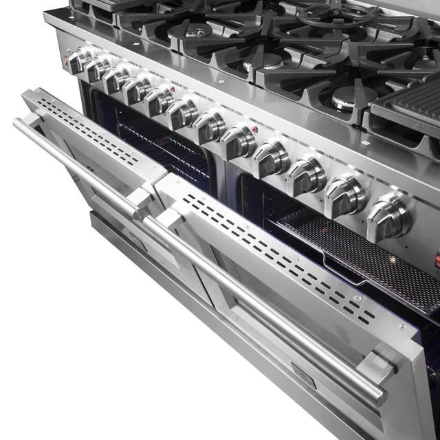 FORNO® Massimo Series 60" Stainless Steel Pro Style Gas Range-2