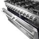 FORNO® Massimo Series 60" Stainless Steel Pro Style Gas Range-2