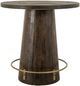 International Furniture Direct Balam Black Bistro Pub Table-0