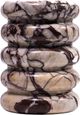 TOV Furniture Marble Breccia Layered Decorative Vase-3