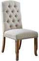Furniture of America® Gianna 2-Piece Ivory/Rustic Pine Dining Side Chair Set-0