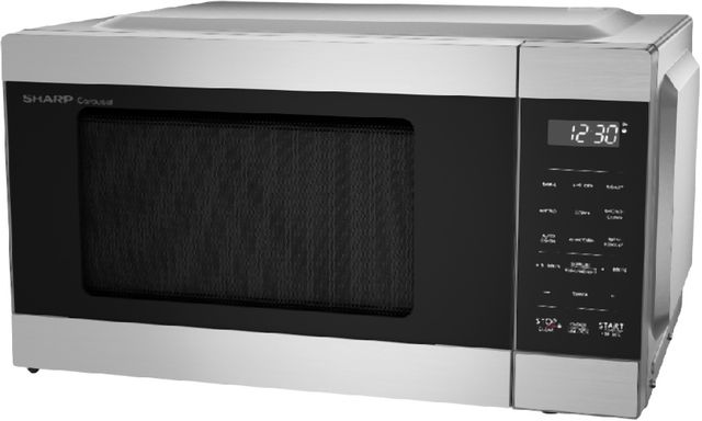 Sharp® 0.9 Cu. Ft. Stainless Steel Countertop Microwave Oven With Air Fryer-0