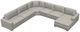 Palliser® Furniture Customizable Ensemble Track Arm 4-Piece Right-Arm Facing Sectional-1