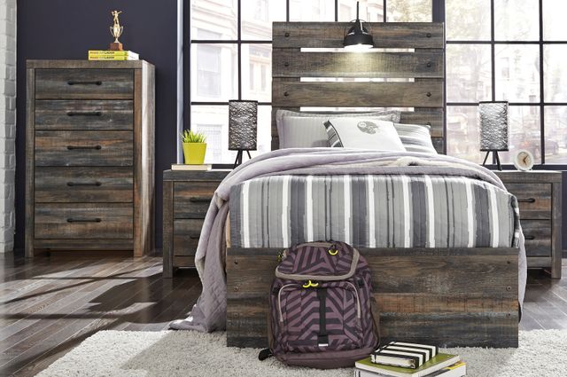 Signature Design by Ashley® Drystan 2-Piece Multi Twin Panel Bed Set-3