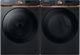 Samsung Bespoke Brushed Black Front Load Washer & Electric Dryer Laundry Pair-0