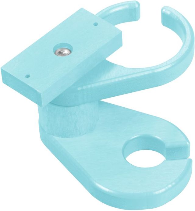 C.R. Plastics Adirondack Aqua Wineglass / Cup Holder-1
