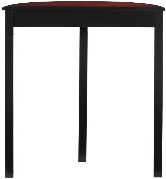 Linon Camden Cherry Console Table with Black Base-3
