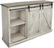American Heartland Manufacturing Rustic Two Tone 68" Tall Quaint TV Stand-2