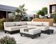 Homecrest™ Outdoor Living Customizable Urban Cushion Aluminum/Fabric Outdoor Armless Chat Chair-1