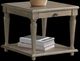 Elements International Kings Court Gray End Table -0