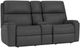 Flexsteel® Customizable Rio Leather Power Reclining Loveseat with Console and Power Headrests-0