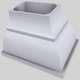 Vent-A-Hood® Designer Series 42" White Island Range Hood-3