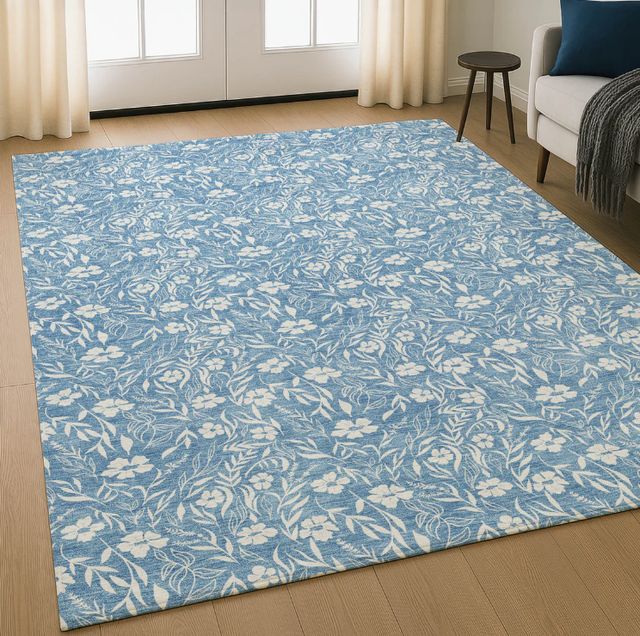Dalyn™ Rug Company Soft Essentials SE4 Denim 5'x8' Area Rug-1