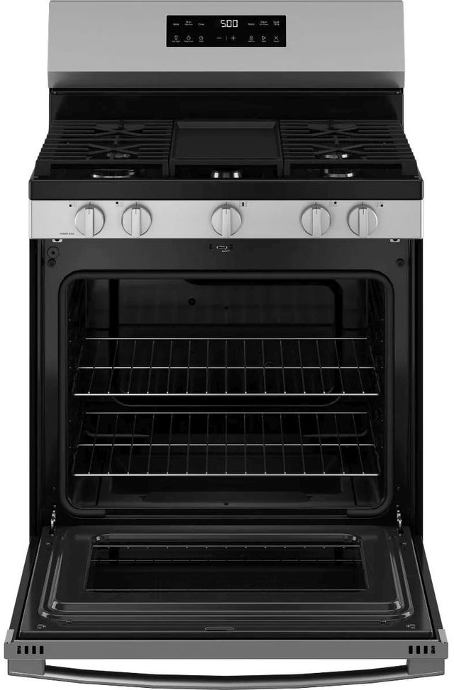 GE® 500 Series 30" Stainless Steel Freestanding Gas Range-2