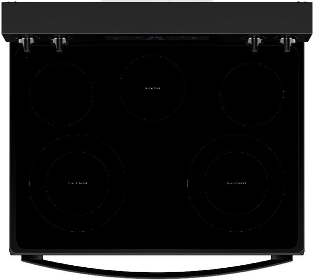 Whirlpool® 30" Black Freestanding Electric Range with Steam Clean-1