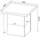 Coaster® Max Black End Table-4