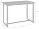 Armen Living Grand Black Outdoor Patio Dining Table-4