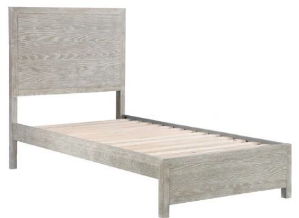 Winners Only® Fresno Gray Oak Twin Panel Bed-1