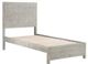Winners Only® Fresno Gray Oak Twin Panel Bed-1