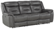 Mazin Furniture Lance Dark Gray Power Double Reclining Sofa-0