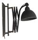 A & B Home Arris Black Extension Wall Lamp-2