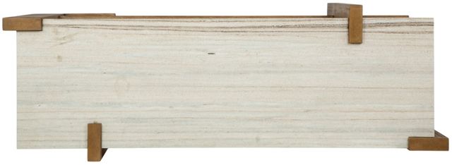 Magnussen Home® Carrington Granite Top Honey Wheat Rectangular Sofa Table-3