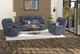 Emerald Home Declan Blue Manual Swivel Glider Recliner-1
