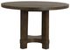 New Classic® Home Furnishings Cityscape Walnut Round Dining Table-0