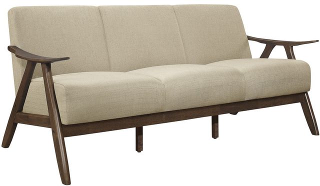 Homelegance® Damala Light Brown/Walnut Sofa-0