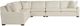 Universal Explore Home™ Anna 4-Piece Henequen Ivory L-Shape Sectional-1