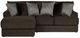 Jackson Furniture Galaxy 2-Piece Chocolate Left-Arm Facing Loveseat Sectional and Chaise-1