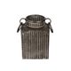 A & B Home Grey 7" Pot with Handles-1