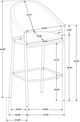 Coaster® Chadwick 2-Piece Beige Bar Stool Set-1